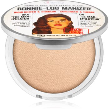 theBalm Lou Manizer Luminizer corector iluminator, pudra cu efect de stralucire si fard de ochi intr-unul singur - imagine 2